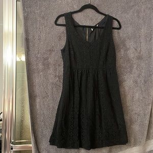 Black lace dress